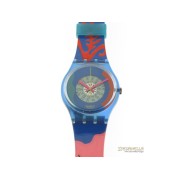 SWATCH Passion Flower classic quarzo cassa e cinturino plastica colorata new